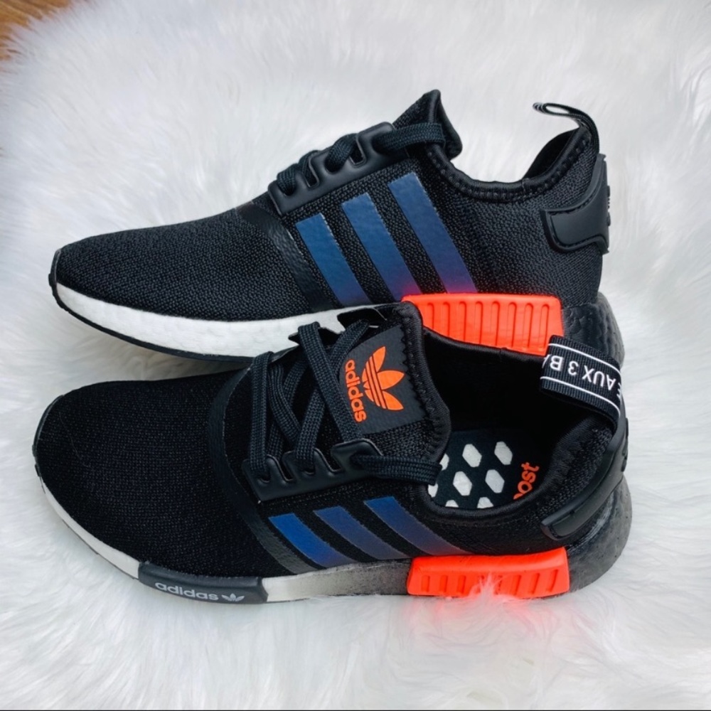 Adidas NMD R1 Core Black Solar Orange